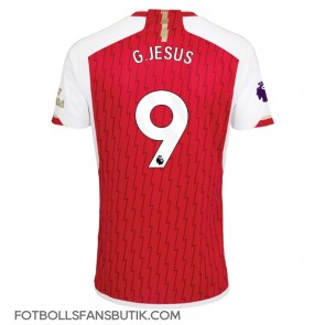 Arsenal Gabriel Jesus #9 Replika Hemmatröja 2023-24 Kortärmad